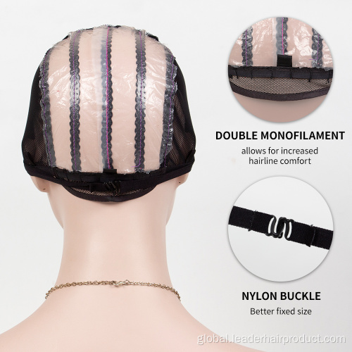 Wig Cap For Wig Making Adjustable Elastic Straps Plastic Paper Weaving Wig Cap Supplier